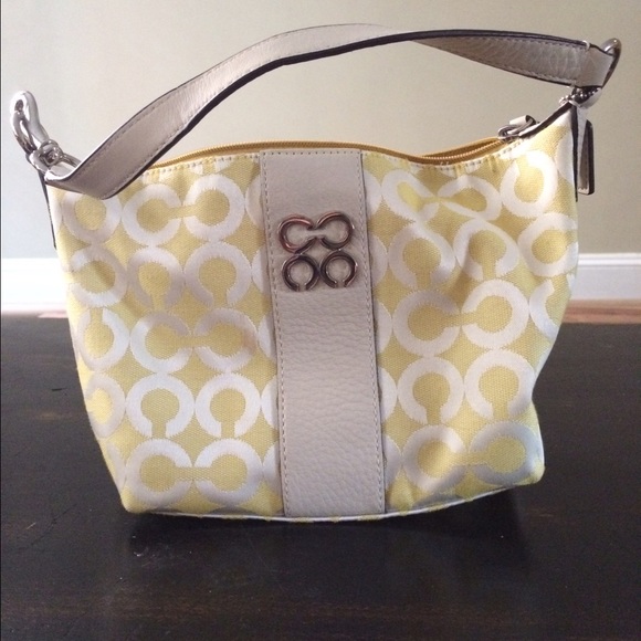 Coach small canvas bag