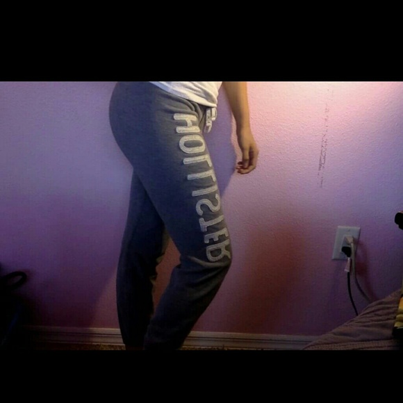 Gray hollistet sweats