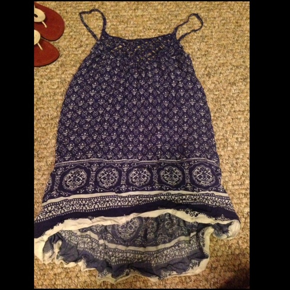Bohemian Blue Sundress