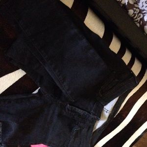 7 for all mankind black skinny jeans