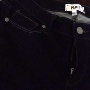 Paige dark wash blue jeans