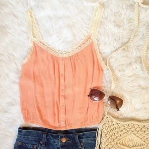 •NWT• PacSun L.A. HEARTS Coral Tank Top