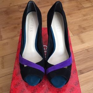 Guess platform heels