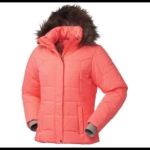 New, perfect condition coral Columbia jacket.
