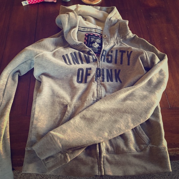PINK zip up hoodie