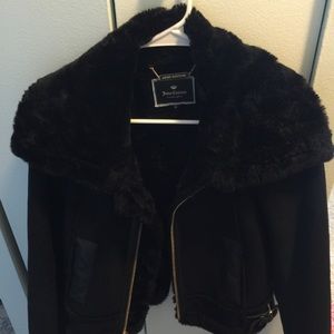Juicy Couture fur coat