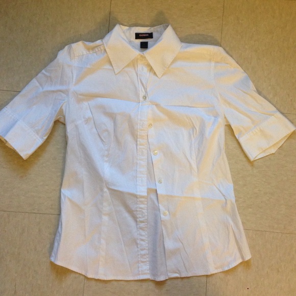 white button up