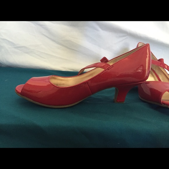 Red Girls Heels
