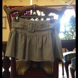 Vintage checkered skirt