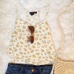 Forever 21 Floral Print Tank Top