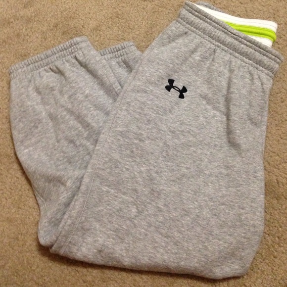 Under armour cropped Capri sweatpants grey