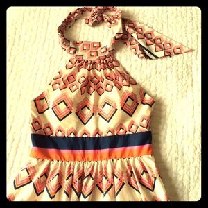 Eliza J maxi dress size 6. Halter, side zip.