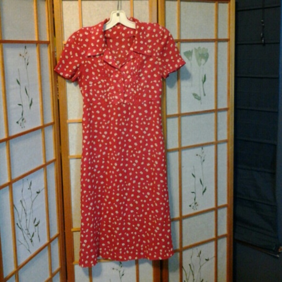 Handmade vintage midi house dress