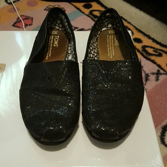 OBO 7.5 black sparkle TOMS