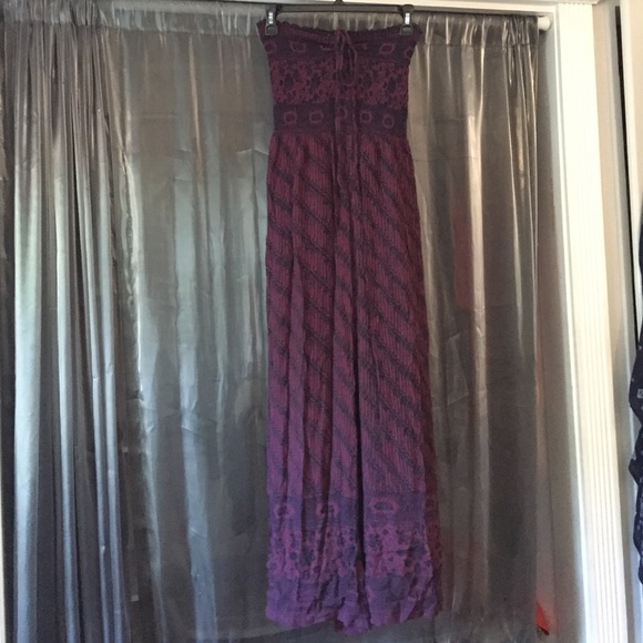 Free People Strapless Jumpsuit