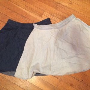BUNDLE - Dark and Light wash circle skirts