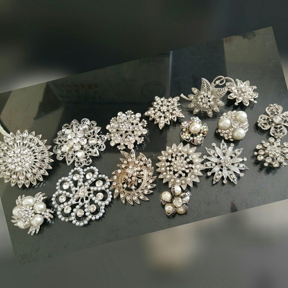 SOLD $$ Bundle 16 gorgeous Brooches!