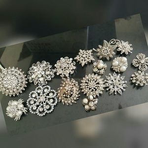 SOLD $$ Bundle 16 gorgeous Brooches!