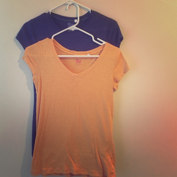 2 solid color Women's T-shirts