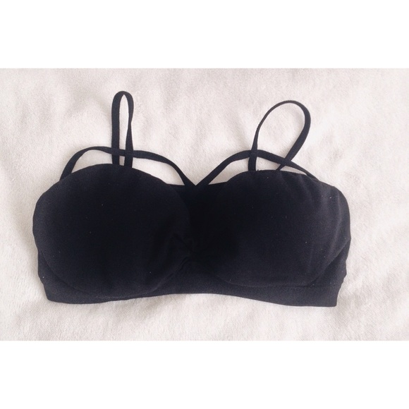 LF dupe, black bralette