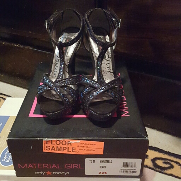 OBO black sequence heels size 7.5 - Picture 1 of 4