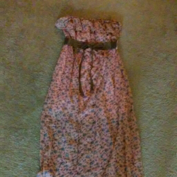 Long vintage maxi dress