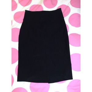 Super cute tight pencil skirt black XS