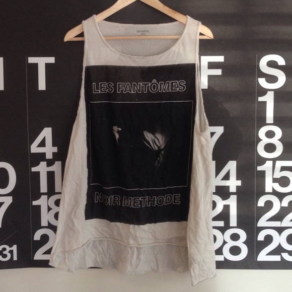 All saints high low tank!