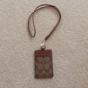 Coach lanyard