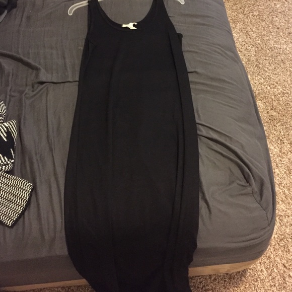 Black maxi dress