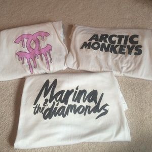 Trio of Graphic Tees