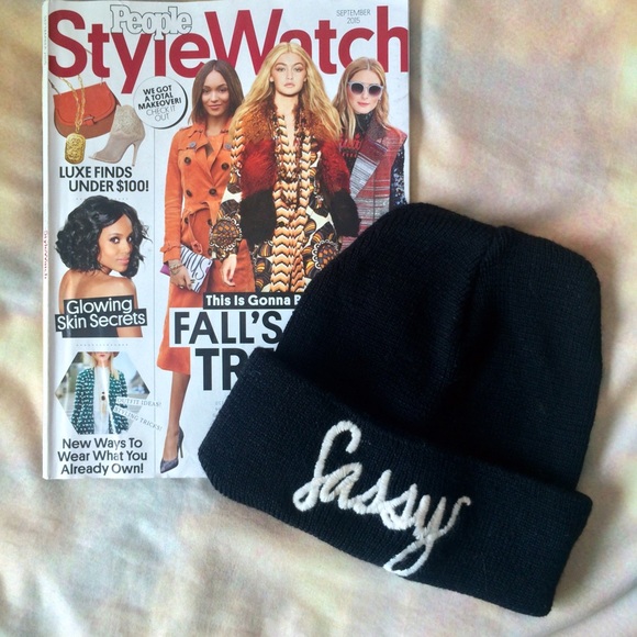 Brandy Melville rare Sassy beanie TRADE