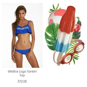 Cute royal blue Wildfox  bikini top