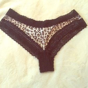 NWOT vs cheetah print panty