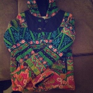 Bright fun fall jacket!