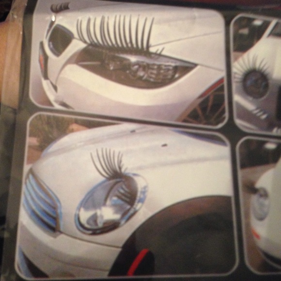 Eyelashes for car