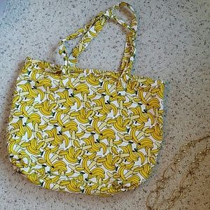 New Banana patterned tote bag