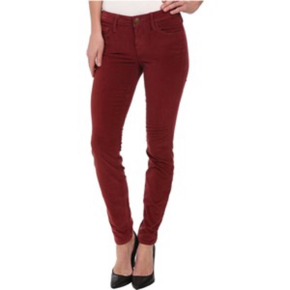 True Religion Straight Leg Skinny 28 RED