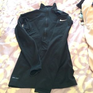Nike quarter zip dri fit jacket