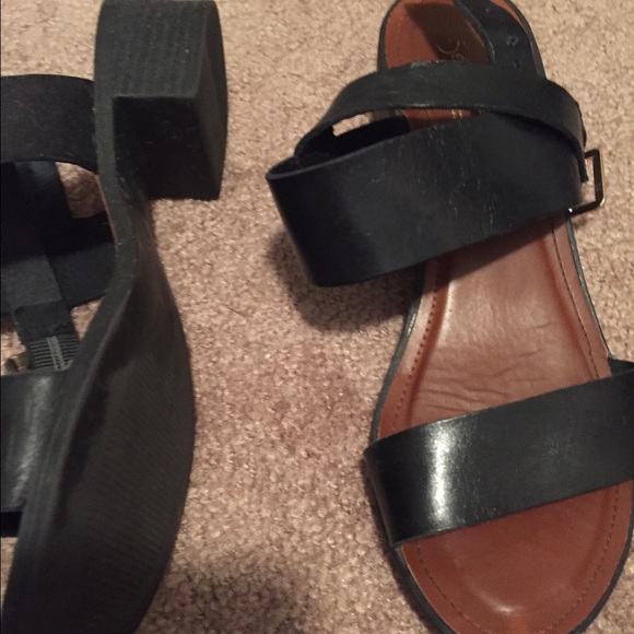 Leather Seychelles heeled sandal