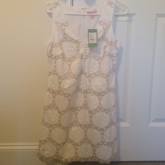 NWT Lilly Pulitzer Nadine Shift Resort White