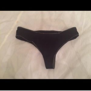 Black Brazilian bikini bottoms