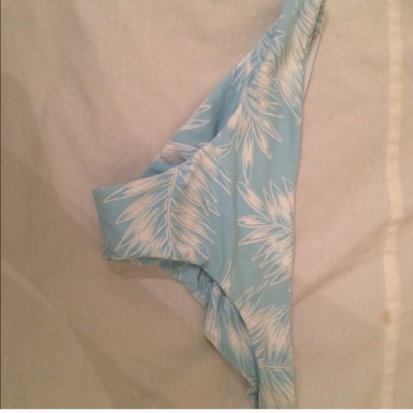 Blue bikini bottoms