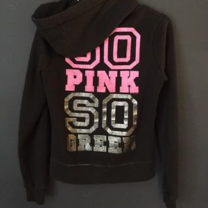 LAST CHANCE! PINK zip up hoodie