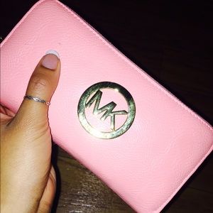 Pink MK Wallet