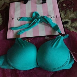 Victoria secret teal bathing suit top