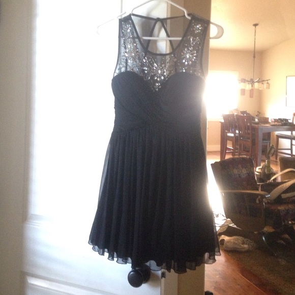 Black homecoming dress