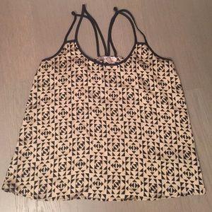 Love21 silky geometric tank ▪️◾️