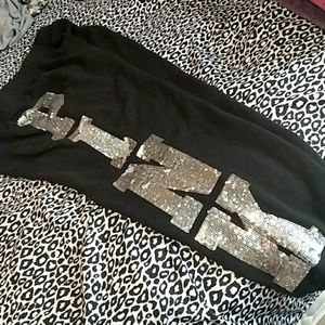 Large Victoria Secret PINK 1986 BLING crops