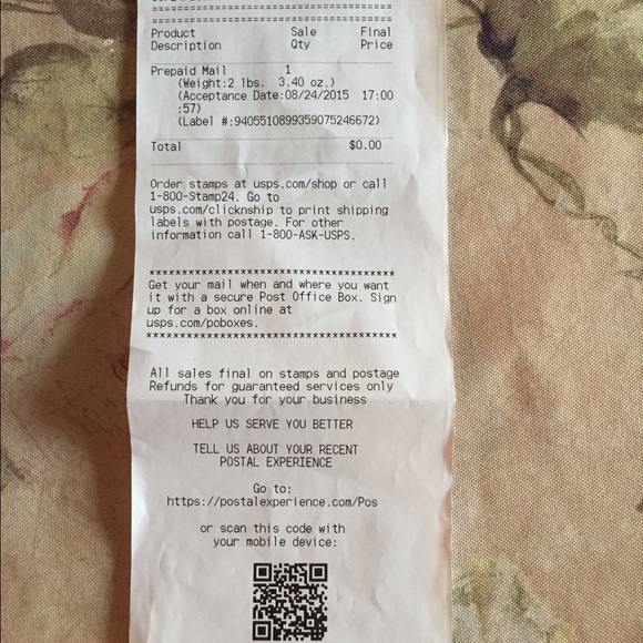 Proof that I sent my package to Hannah!! - Picture 1 of 1